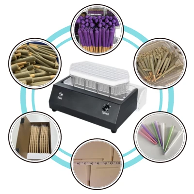 Time Labor Saving Pre Rolled Cones Filling Machine For King Size 109mm Pre Rolled Cones